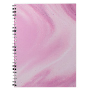CARNET ILLUSTRATION ABSTRAC PASTEL ROSE