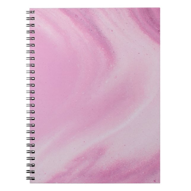 CARNET ILLUSTRATION ABSTRAC PASTEL ROSE (Devant)