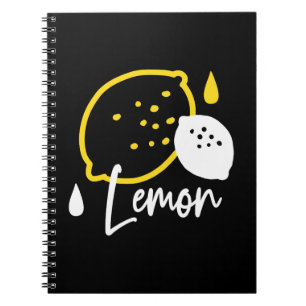 Carnet Illustration Abstraite au citron - Art des agrumes