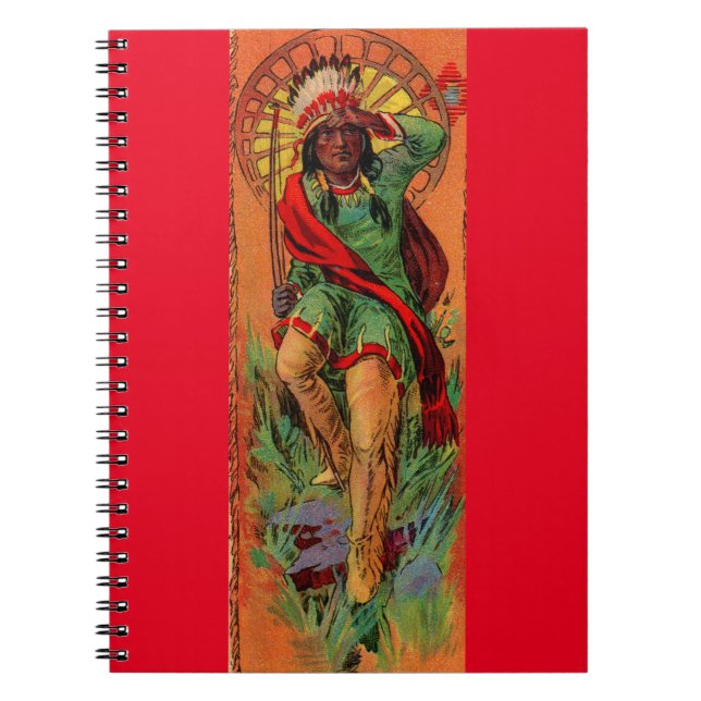 Carnet Illustration amérindienne amérindienne de 1919 (Devant)