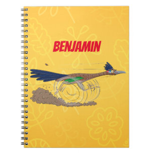 Carnet Illustration amusante de la caricature d'oiseau du