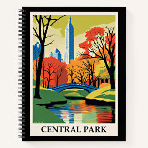 Carnet Illustration colorée de Central Park