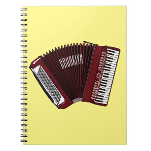 Carnet Illustration d'accordion