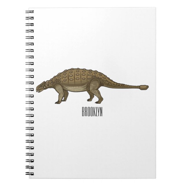 Carnet Illustration d'Ankylosaurus (Devant)