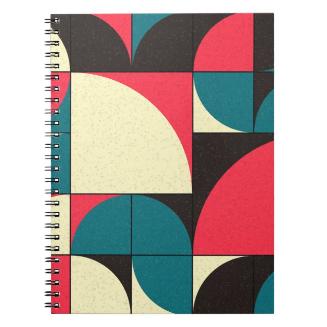 Carnet Illustration d'art computationnel géométrique abst (Devant)