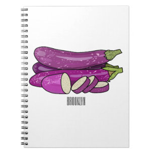 Carnet Illustration d'aubergine