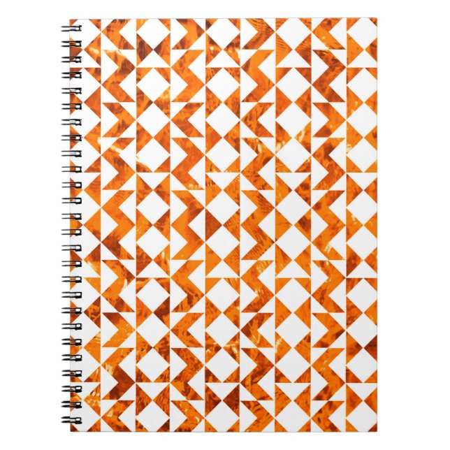 Carnet Illustration de boho sans couture motif géométriqu (Devant)