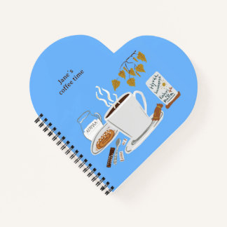 Carnet Illustration de café noir finlandais Scandi automn