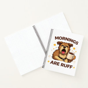 Carnet Illustration de chien confortable