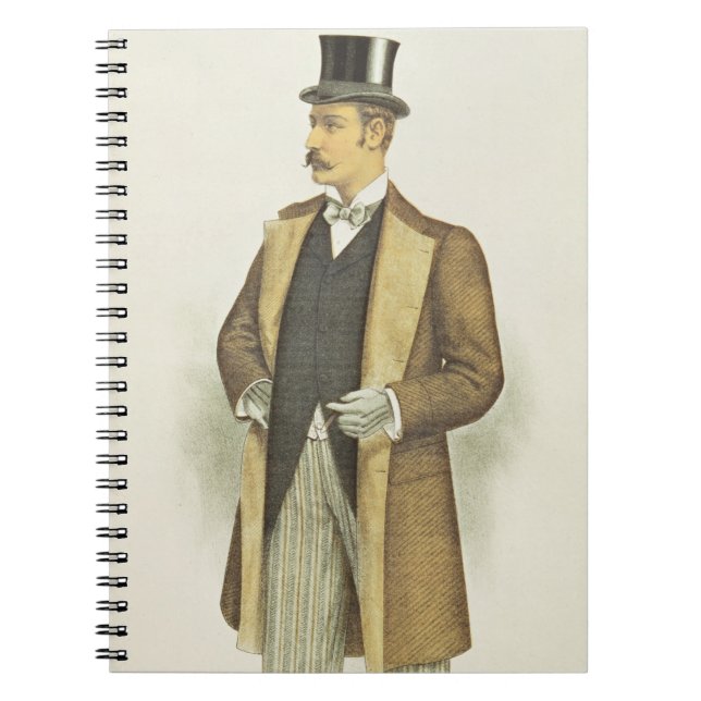 Carnet Illustration de costume britannique, pub. par John (Devant)