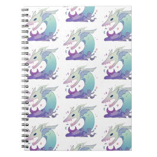 Carnet Illustration de créature marine pastel