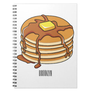 Carnet Illustration de dessin animé de Pancake