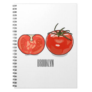 Carnet Illustration de dessin sur la tomate
