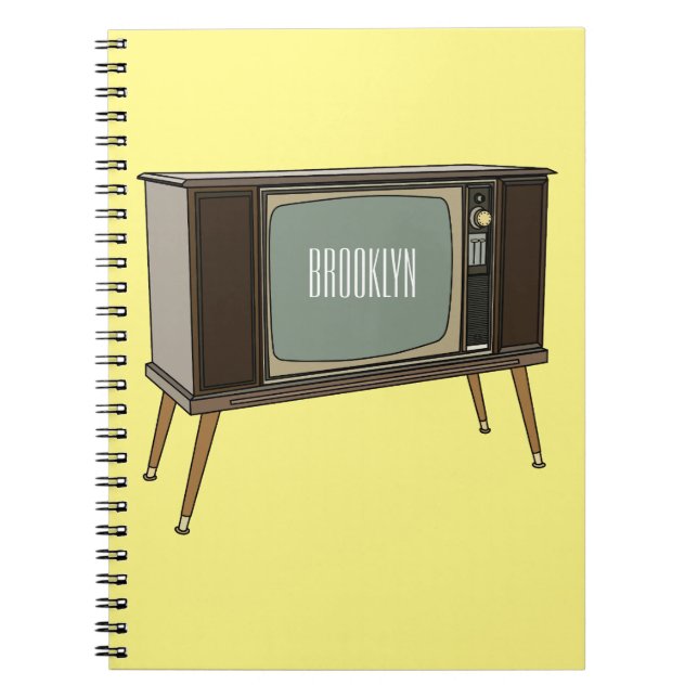 Carnet Illustration de dessin télévisé (Devant)