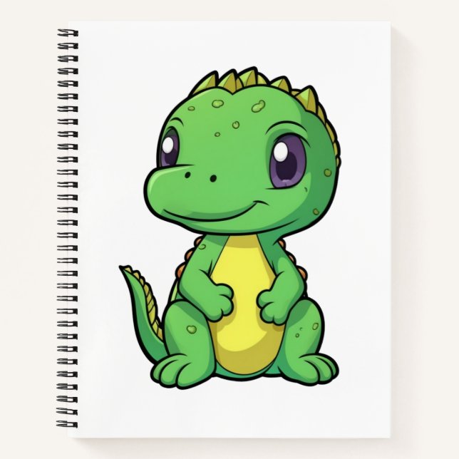 Carnet Illustration de dinosaure de dessin (Devant)
