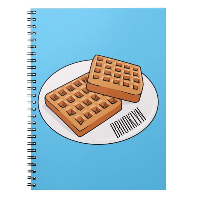 Carnet Illustration de gaufre (Devant)