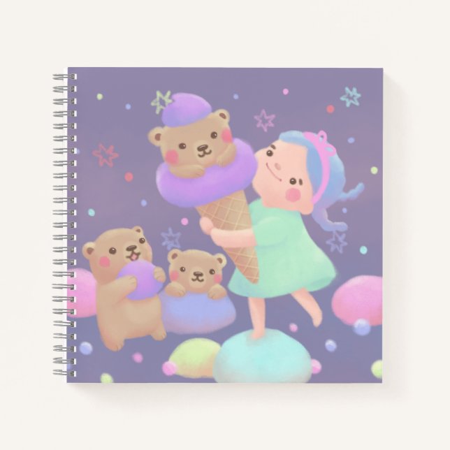 Carnet Illustration de glace Sweet Bear (Devant)