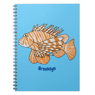 Carnet Illustration de Happy lionfish