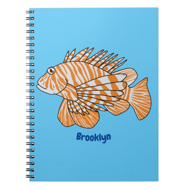 Carnet Illustration de Happy lionfish (Devant)