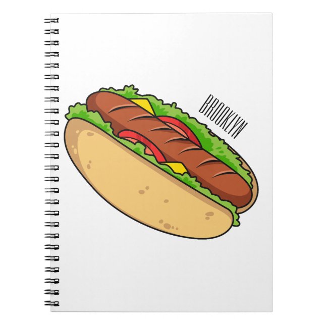 Carnet Illustration de Hot dog (Devant)