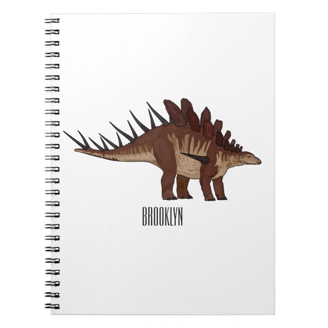 Carnet Illustration de Kentrosaurus (Devant)