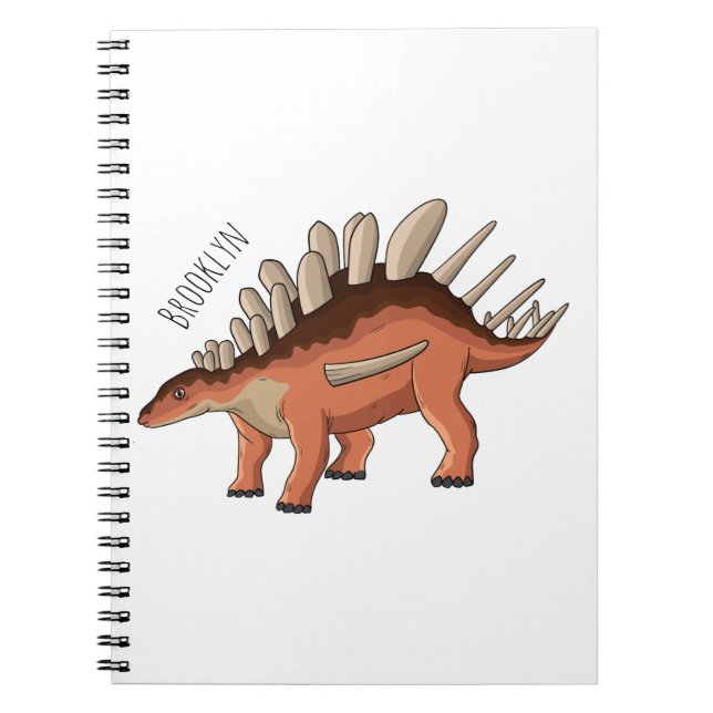Carnet Illustration de Kentrosaurus (Devant)