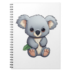 Carnet Illustration de koala du dessin animé