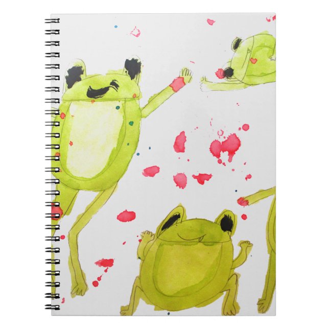 Carnet Illustration de la grenouille mûre (Devant)