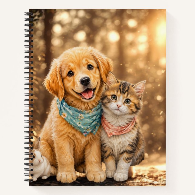 Carnet Illustration de la nature des animaux de compagnie (Devant)