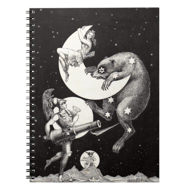 Carnet Illustration de la Nuit du Dieu de l'Univers du Ci (Devant)