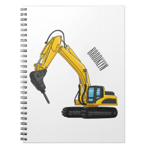 Carnet Illustration de la pelle de rupture