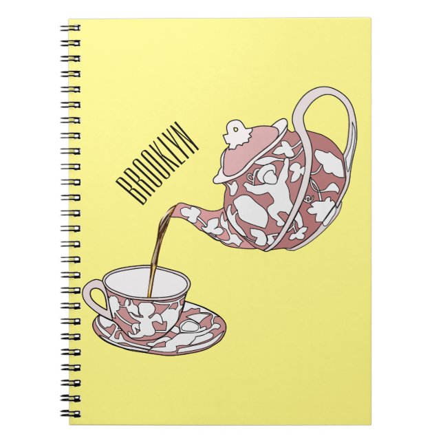 Carnet Illustration de la série Teacup (Devant)