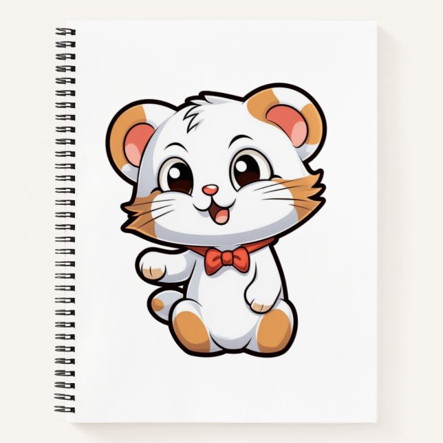 Carnet Illustration de la souris de dessin (Devant)