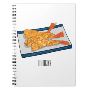 Carnet Illustration de la tempura crevette
