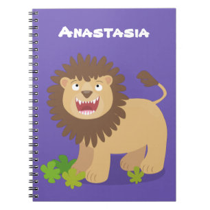 Carnet Illustration de l'effervescence de lions heureux