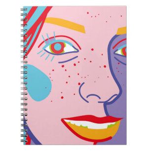 Carnet Illustration de mode colorée