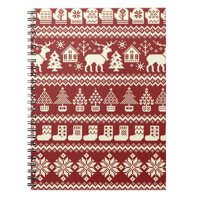 Carnet Illustration de motif nordique (Devant)