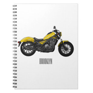 Carnet Illustration de moto Cruiser