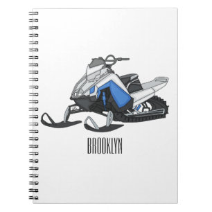 Carnet Illustration de motoneige
