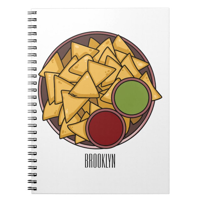Carnet Illustration de Nachos (Devant)