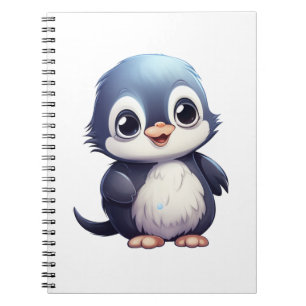 Carnet Illustration de pingouin de dessin