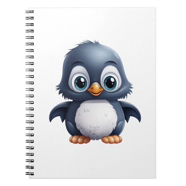Carnet Illustration de pingouin de dessin (Devant)