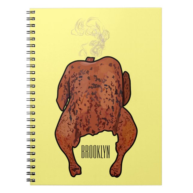 Carnet Illustration de poulet rôti (Devant)