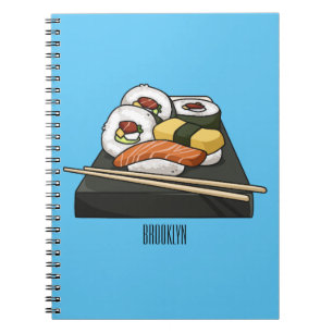 Carnet Illustration de sushi