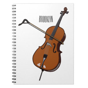 Carnet Illustration de violoncelle