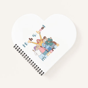 Carnet Illustration des amis souvenirs du lycée