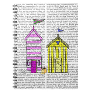 Carnet Illustration des huttes 3 de plage