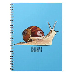 Carnet Illustration d'escargot