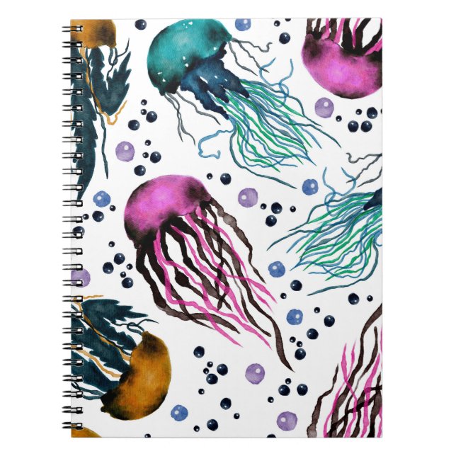 Carnet Illustration dessinée à la main. Motif sans coutur (Devant)