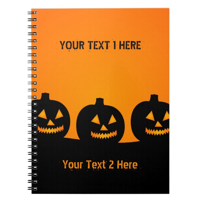 Carnet Illustration d'Halloween (Devant)